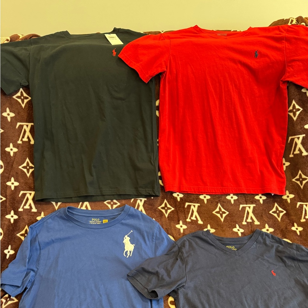 Polo by Ralph Lauren Kids' Red, Blue, and Black Tees